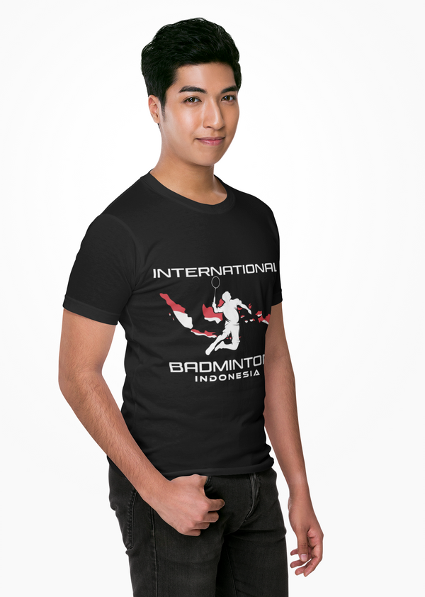 Sports Unisex Indonesia Badminton T-Shirt