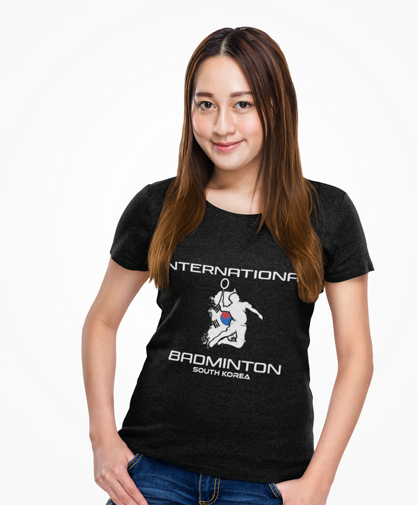 Sports Unisex South Korea Badminton T-Shirt