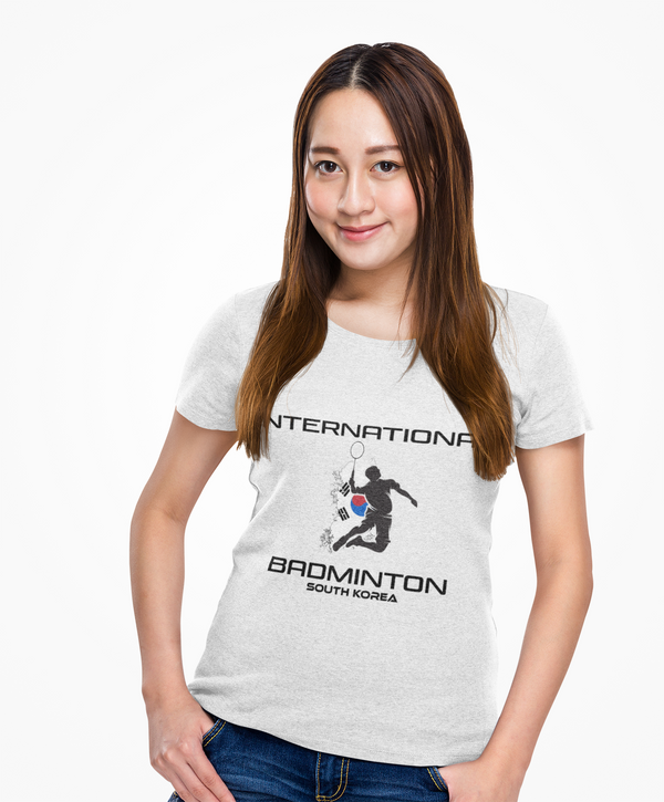 Sports Unisex South Korea Badminton T-Shirt