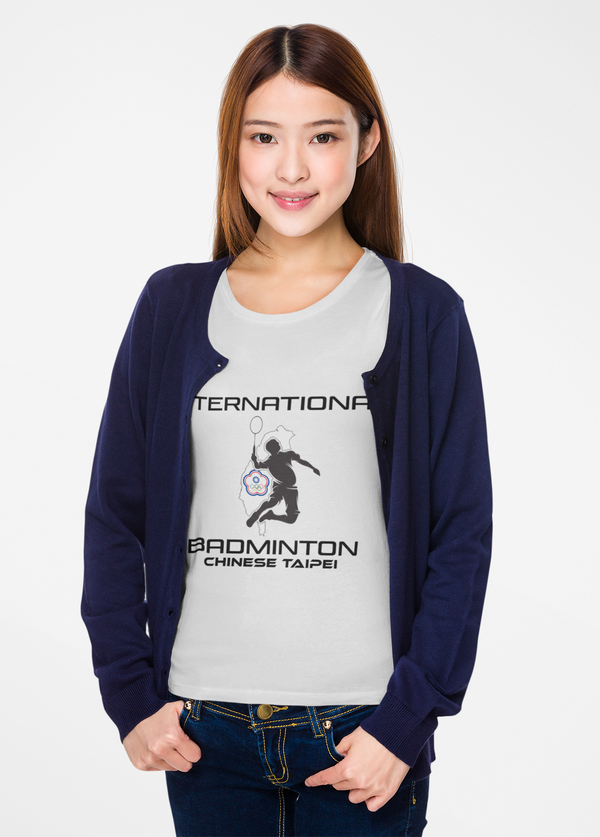 Sports Unisex Chinese Taipei Badminton T-Shirt