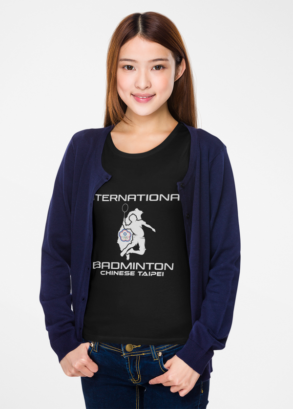 Sports Unisex Chinese Taipei Badminton T-Shirt